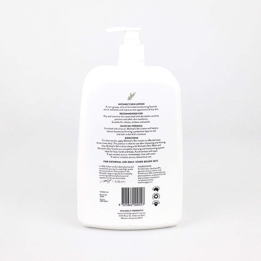 Michael's Skin Lotion Olive Oil Formula 2L