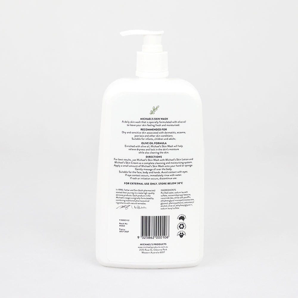 Michael’s Skin Wash Olive Oil Formula 1L